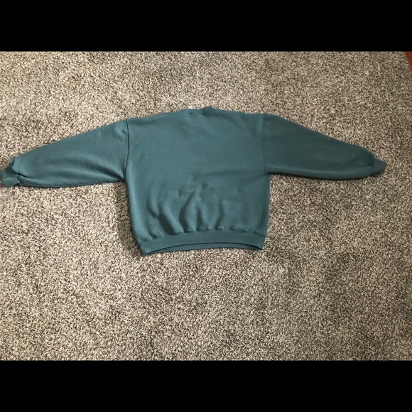 Russell Athletic Plain Green Crewneck - Picture 2 of 5